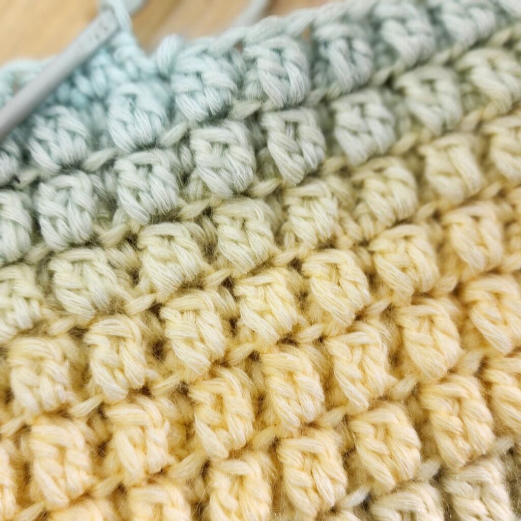 cobblestone crochet stitch pattern